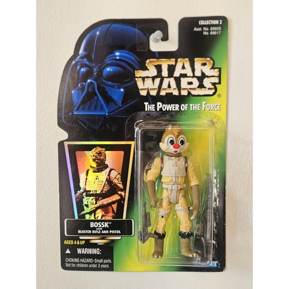 Chip N Dale Disney + Bossk Star Wars One Of A Kind Carded Mash Up Figure